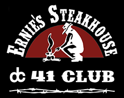 Ernie's Steakhouse logo top