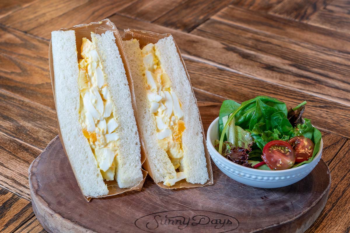 Japanese style egg sandwich
