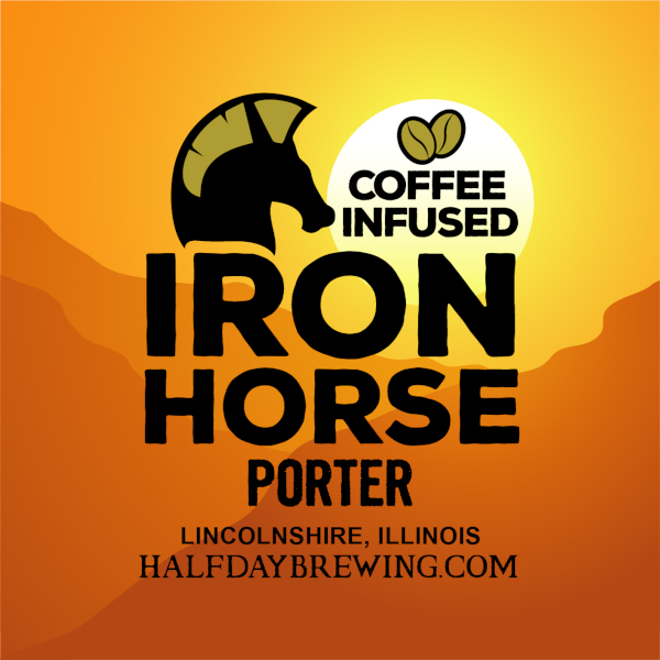 Coffee Infused Iron Horse Porter sticker