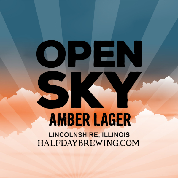 
Open Sky Amber Lager sticker