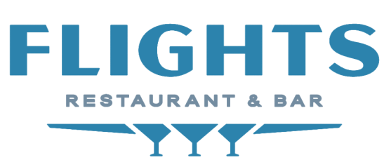 Flights Restaurant & Bar logo scroll