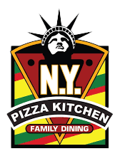 NY Pizza Kitchen Bar & Grill logo scroll
