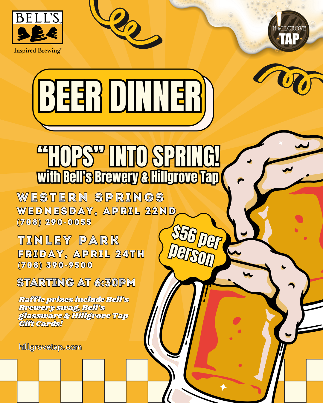 Beer Dinner information