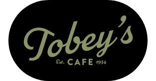 Tobeys 19th Hole Restaurant logo scroll
