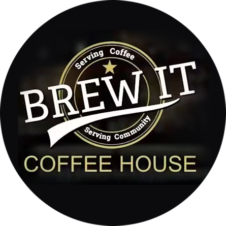 Brew it Coffee House logo top - Homepage