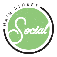 Main Street Social logo scroll