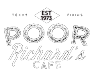 Poor Richard's Cafe logo top - Homepage