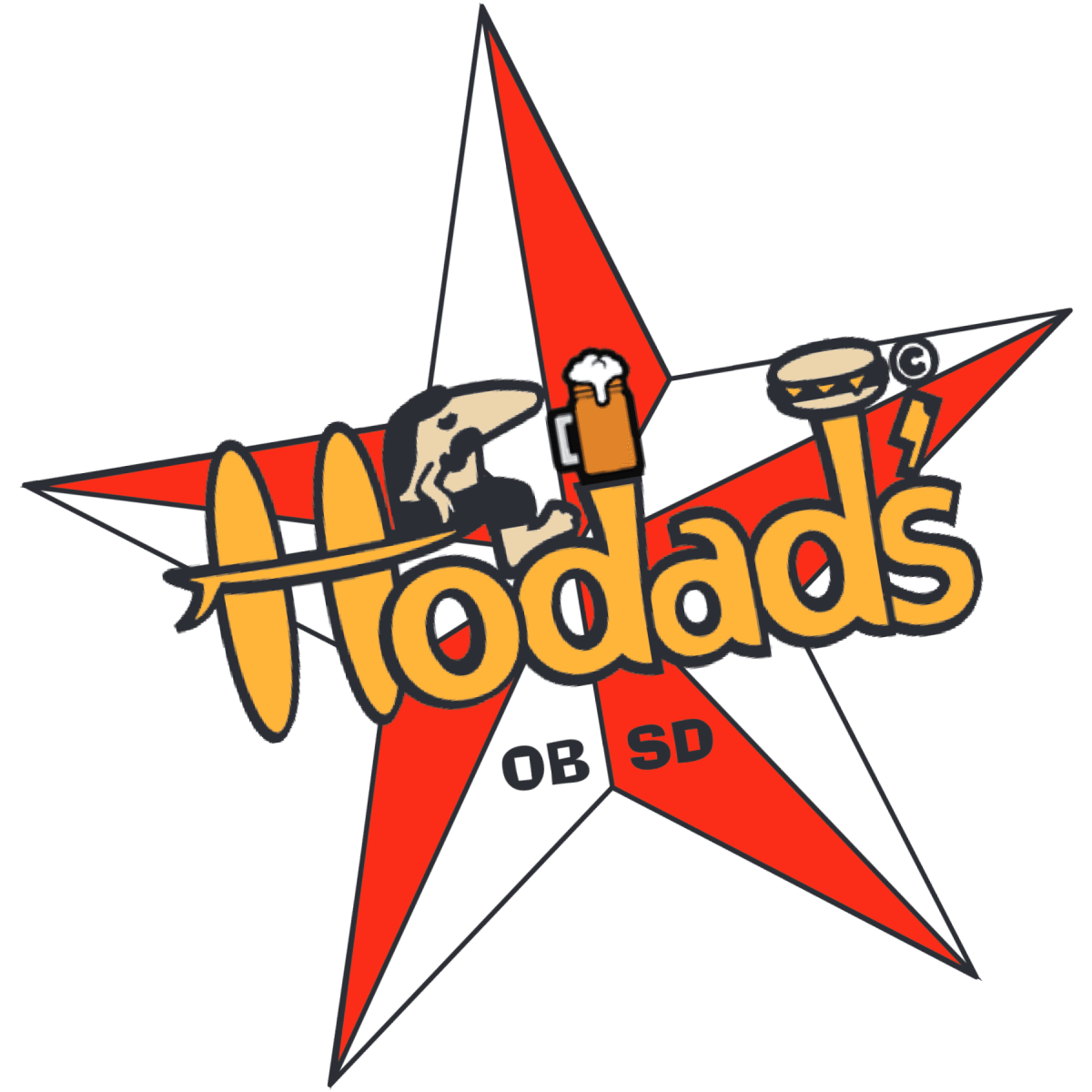 Hodad's Ocean Beach logo top - Homepage