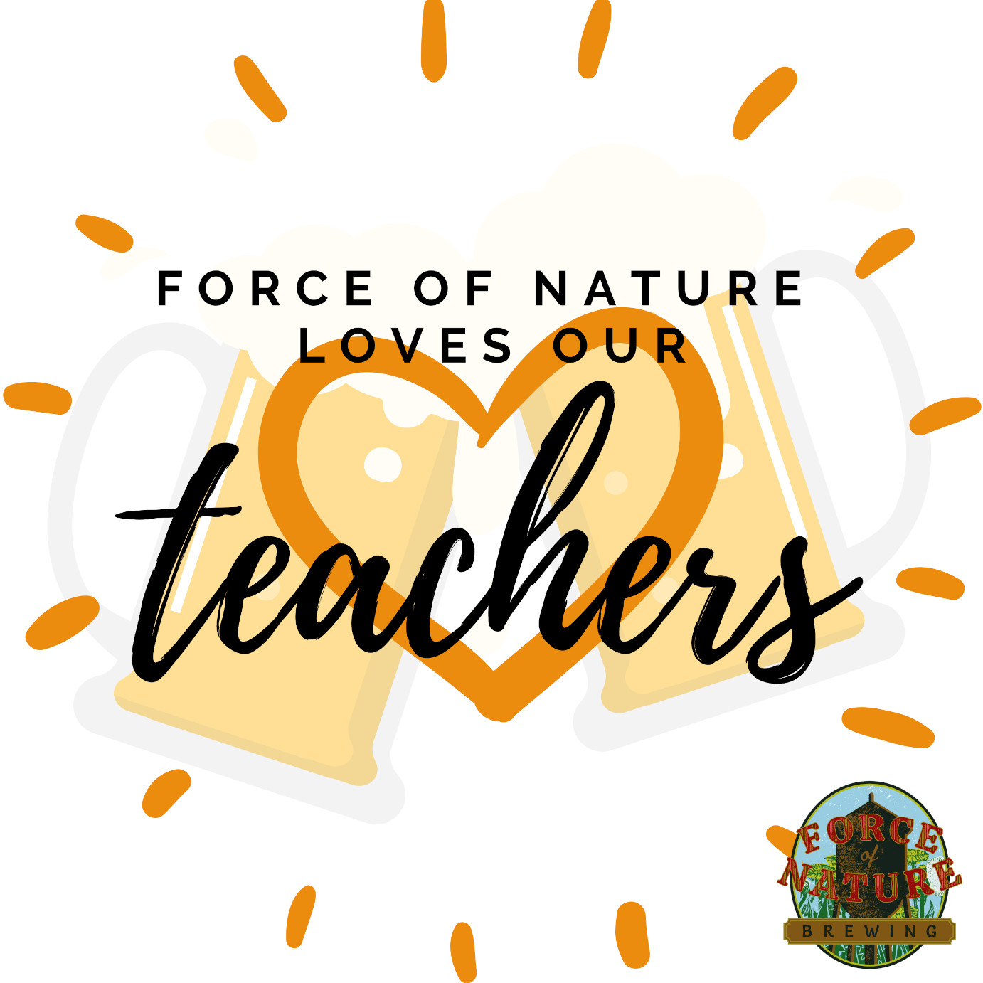 Force of nature loves our teachers