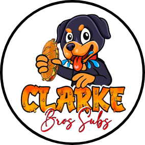 Clarke Bro's Subs logo top