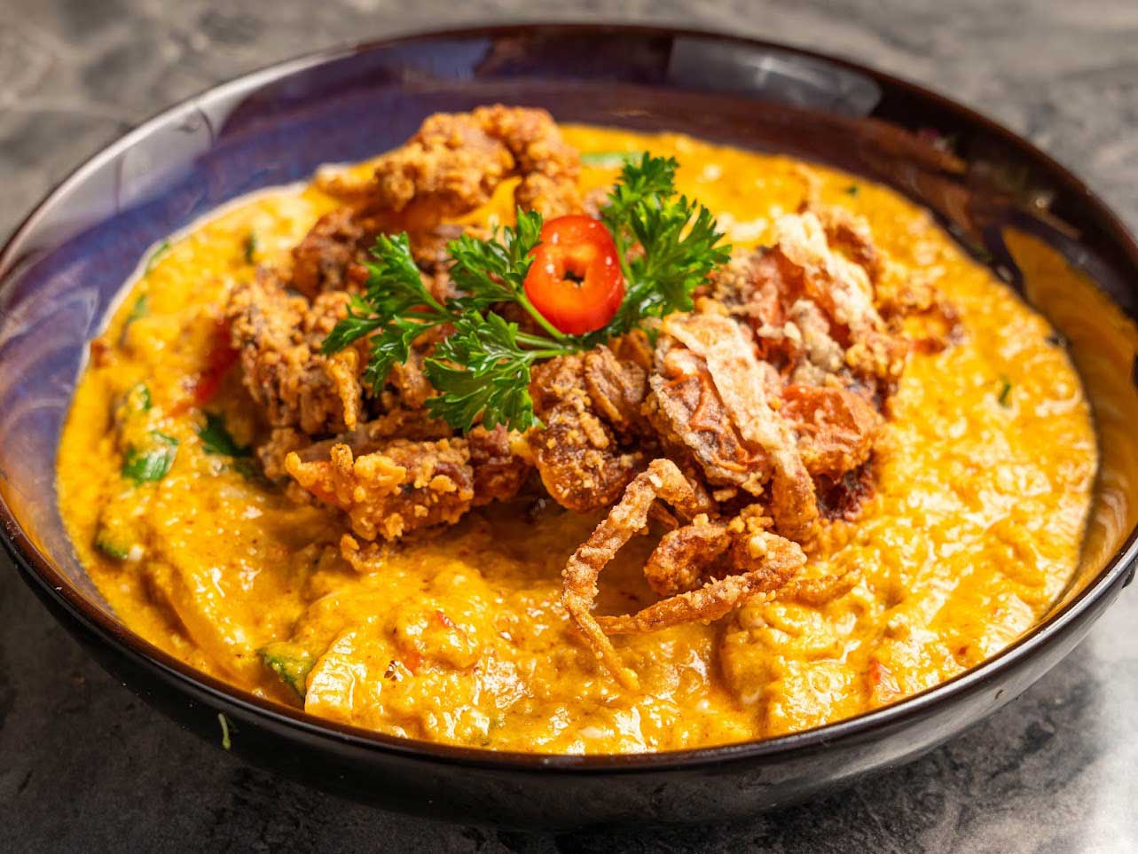 Soft shell crab curry