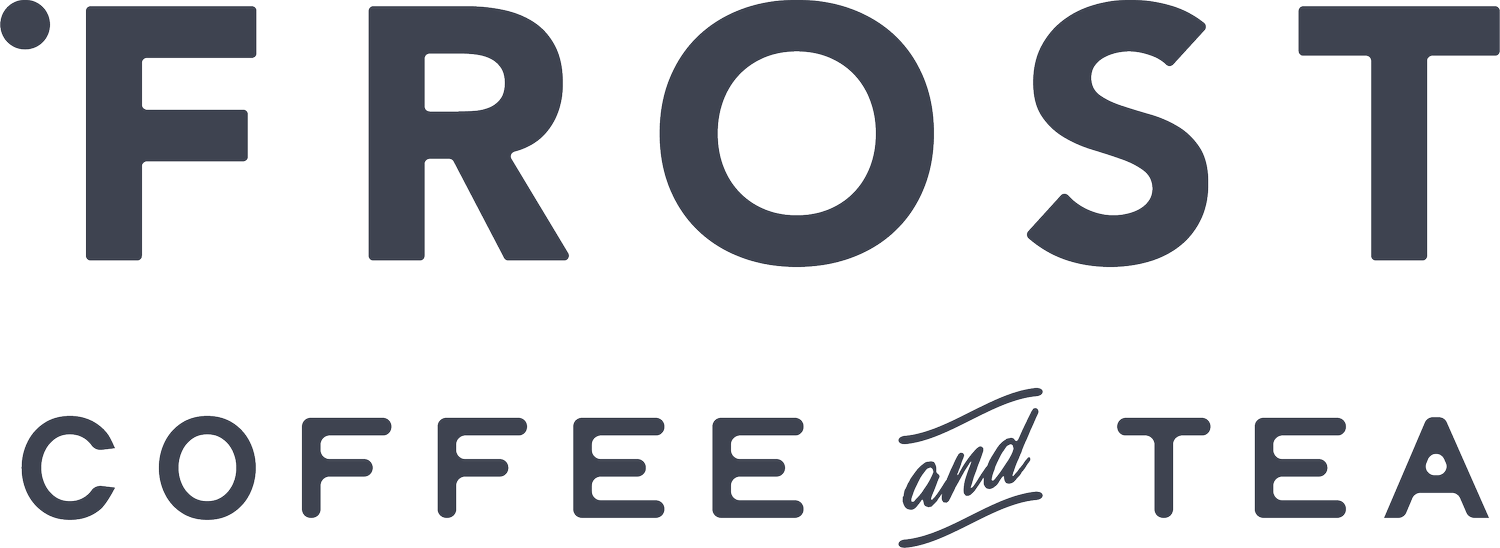 Frost Coffee and Tea logo scroll