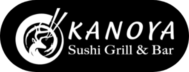 Kanoya Sushi Grill and Bar logo scroll