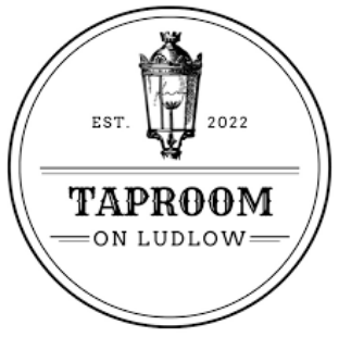 The Taproom on Ludlow logo scroll