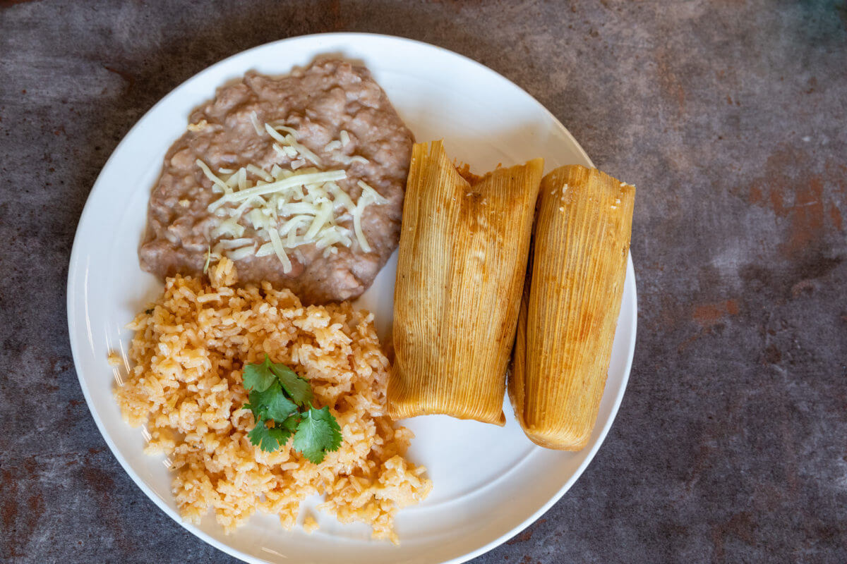 Tamale Combo meal