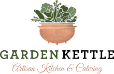 Garden Kettle logo scroll