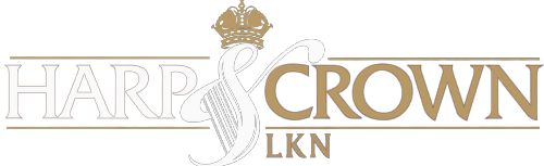 Harp and Crown LKN logo top