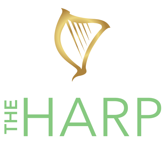 The Harp logo top