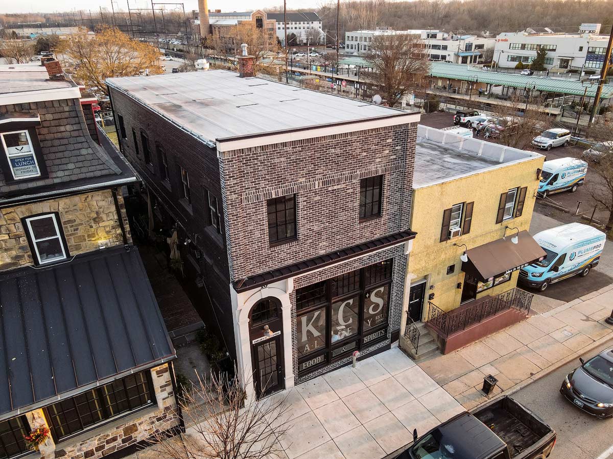 KC's Alley Exterior, top view