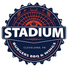 Stadium - Burgers, BBQ and Wings logo top