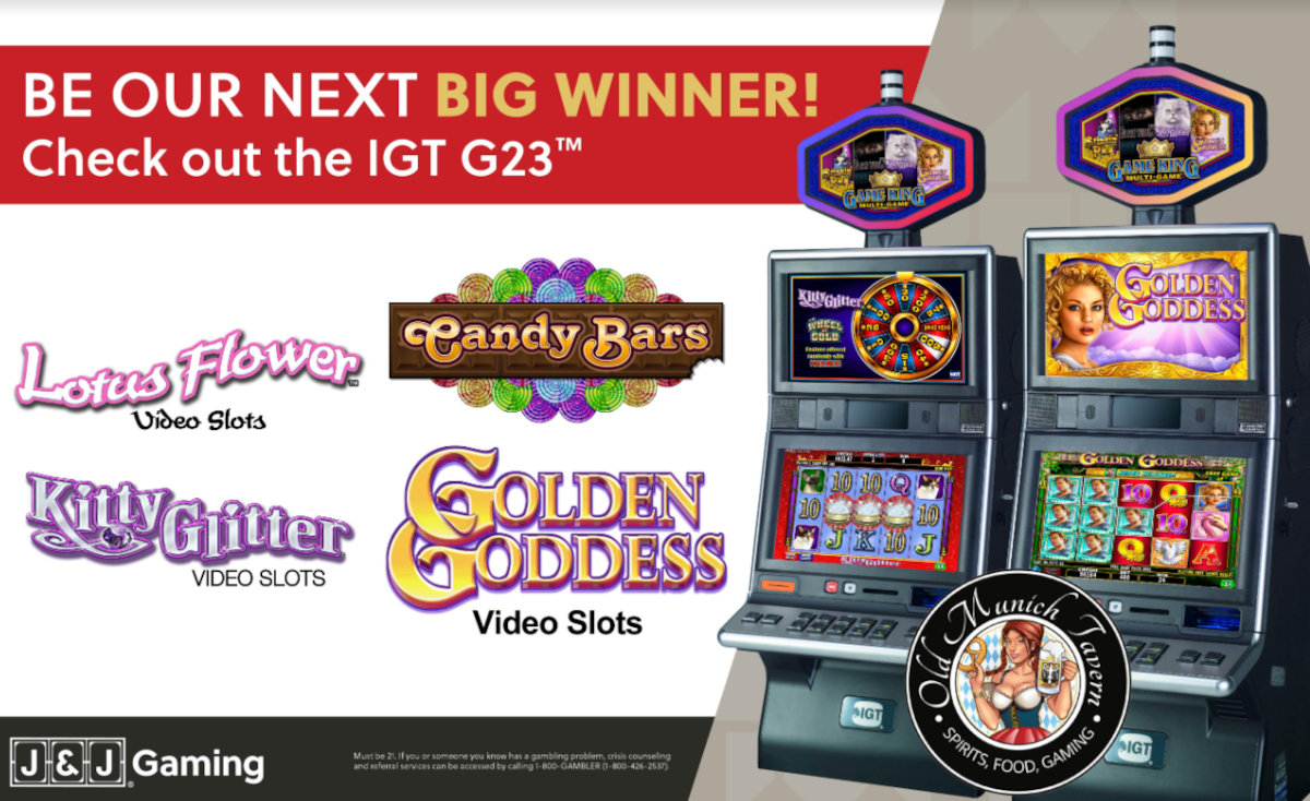Kitty Glitter and Golden Goddess slot machines