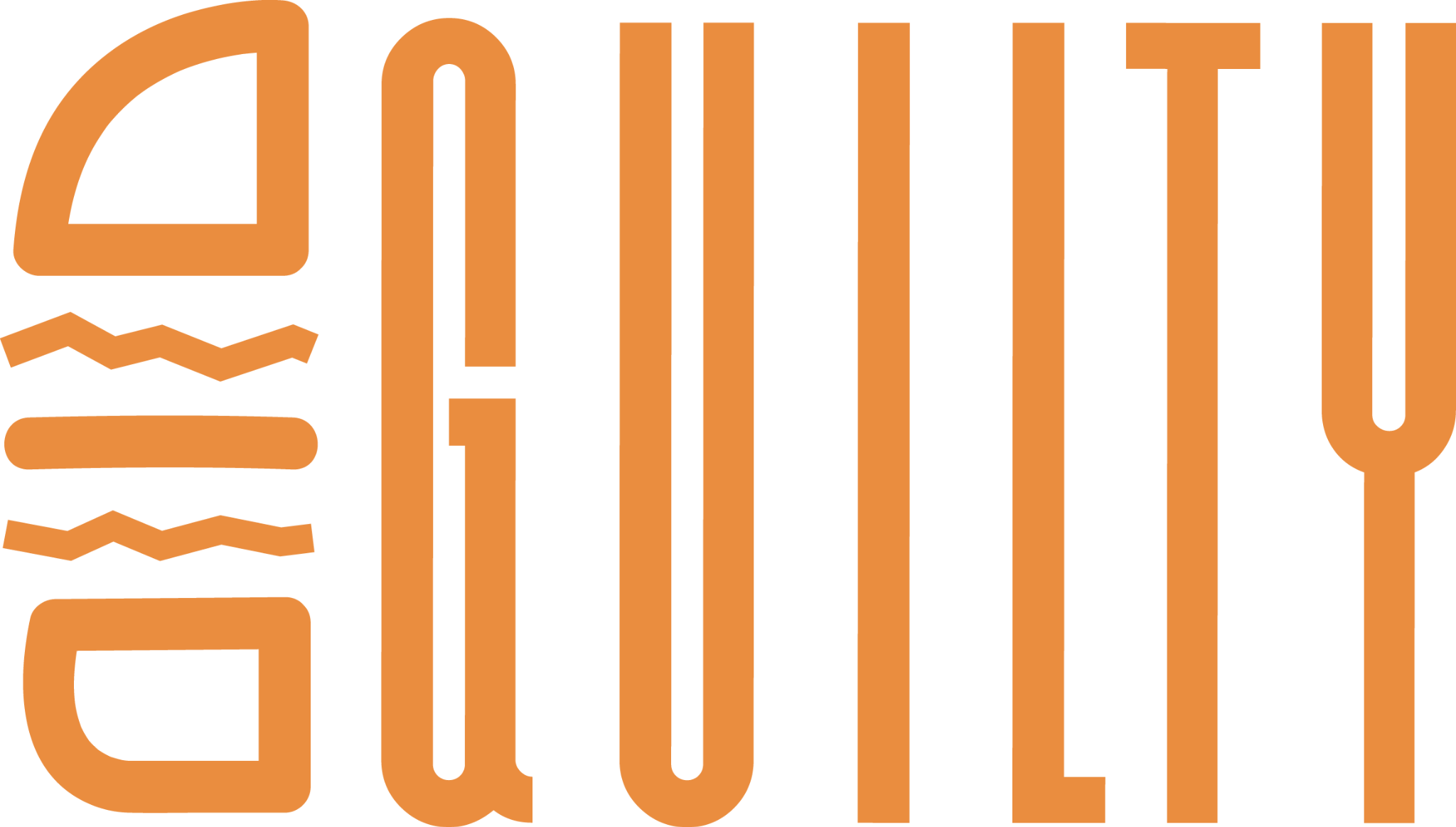 Guilty Grill logo scroll