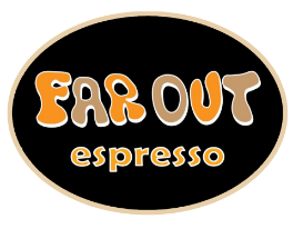 Far Out Espresso logo top