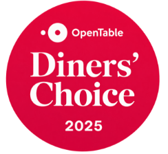 Opentable Dinners choice 2025 award