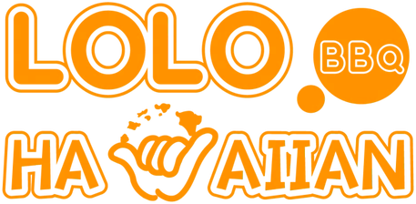 LoLo Hawaiian BBQ logo scroll