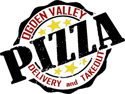 Ogden Valley Pizza logo scroll