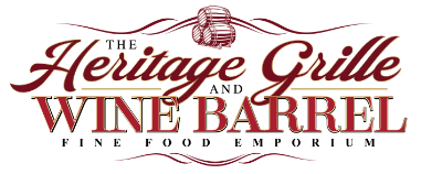Heritage Grille & Wine Barrel logo top