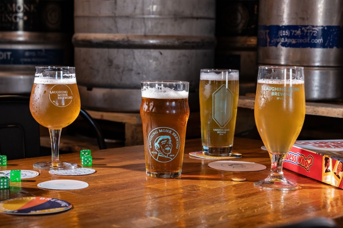 various beers on the table