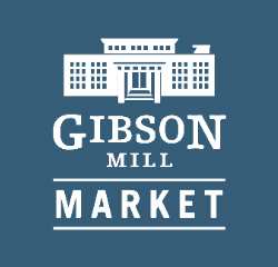 Gibson Mill Market logo scroll