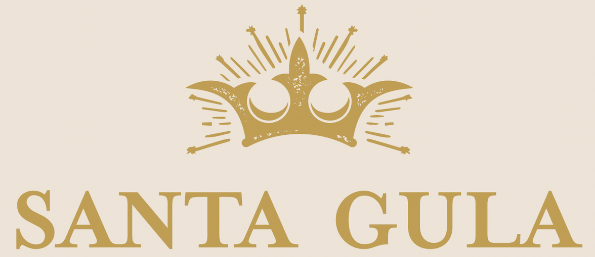 Santa Gula logo scroll