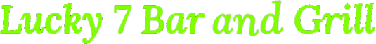 Lucky 7 Bar and Grill logo top - Homepage