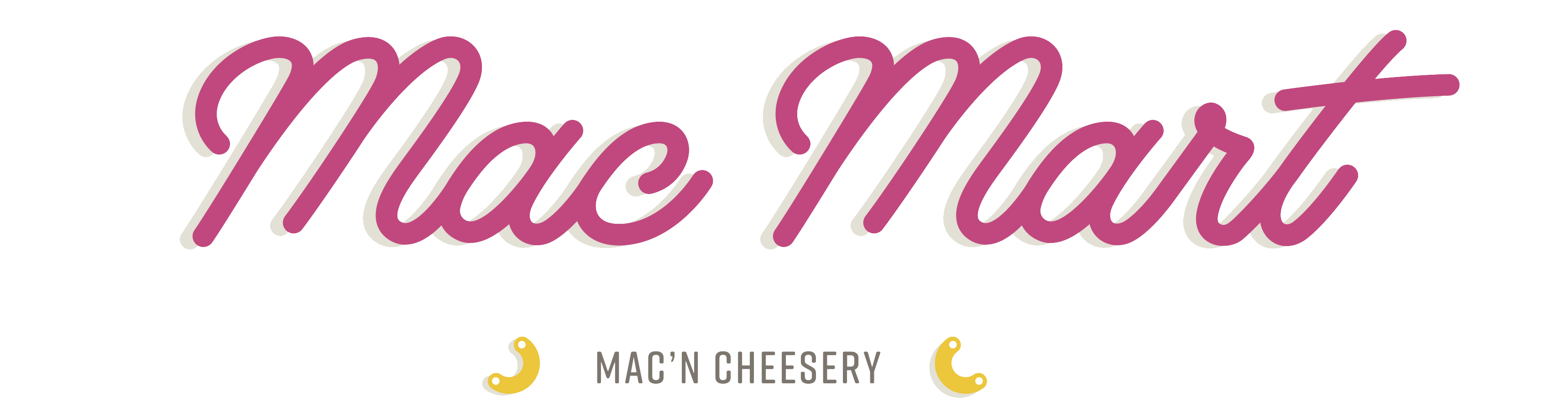 Mac Mart logo scroll