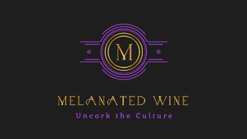 Melanated Wine and Spirits logo top