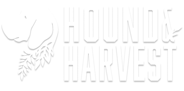 HOUND AND HARVEST logo scroll