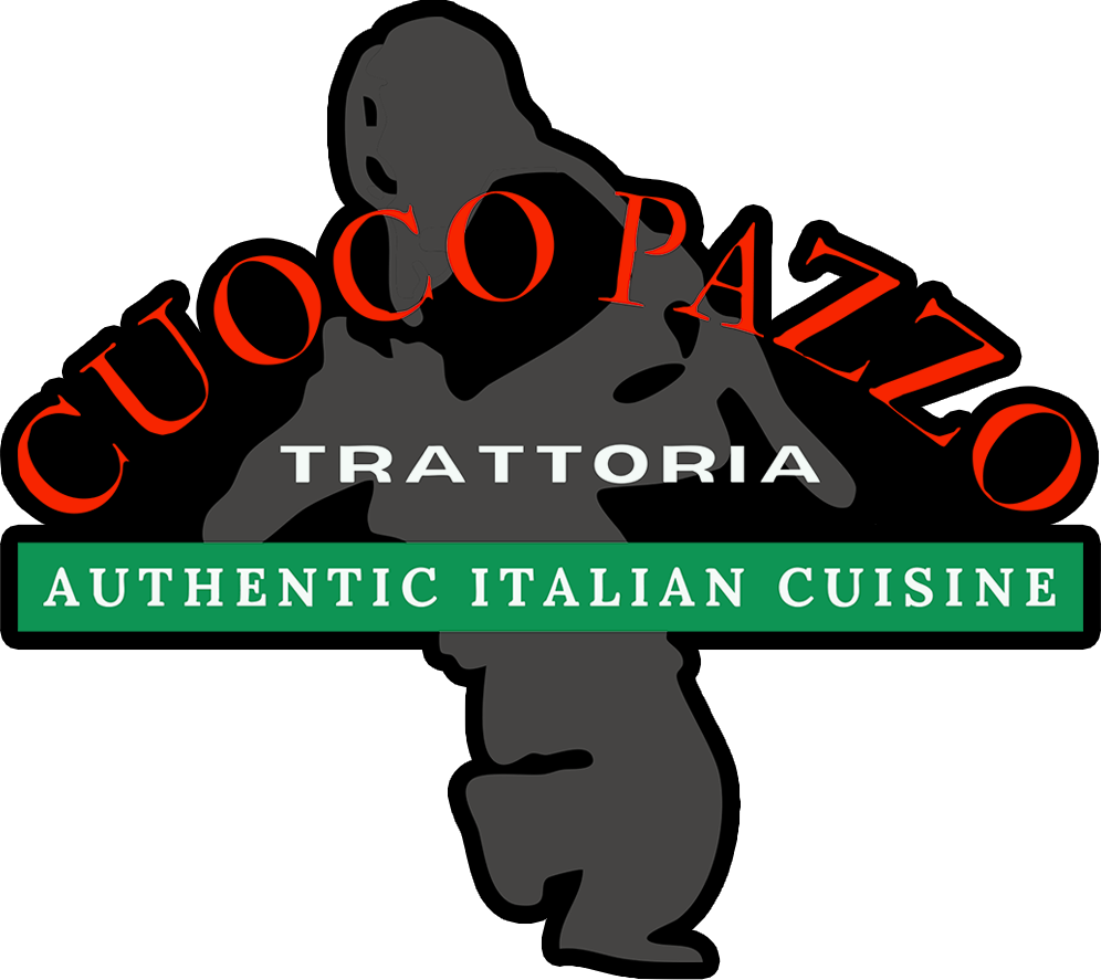 Cuoco Pazzo Trattoria logo scroll - Homepage