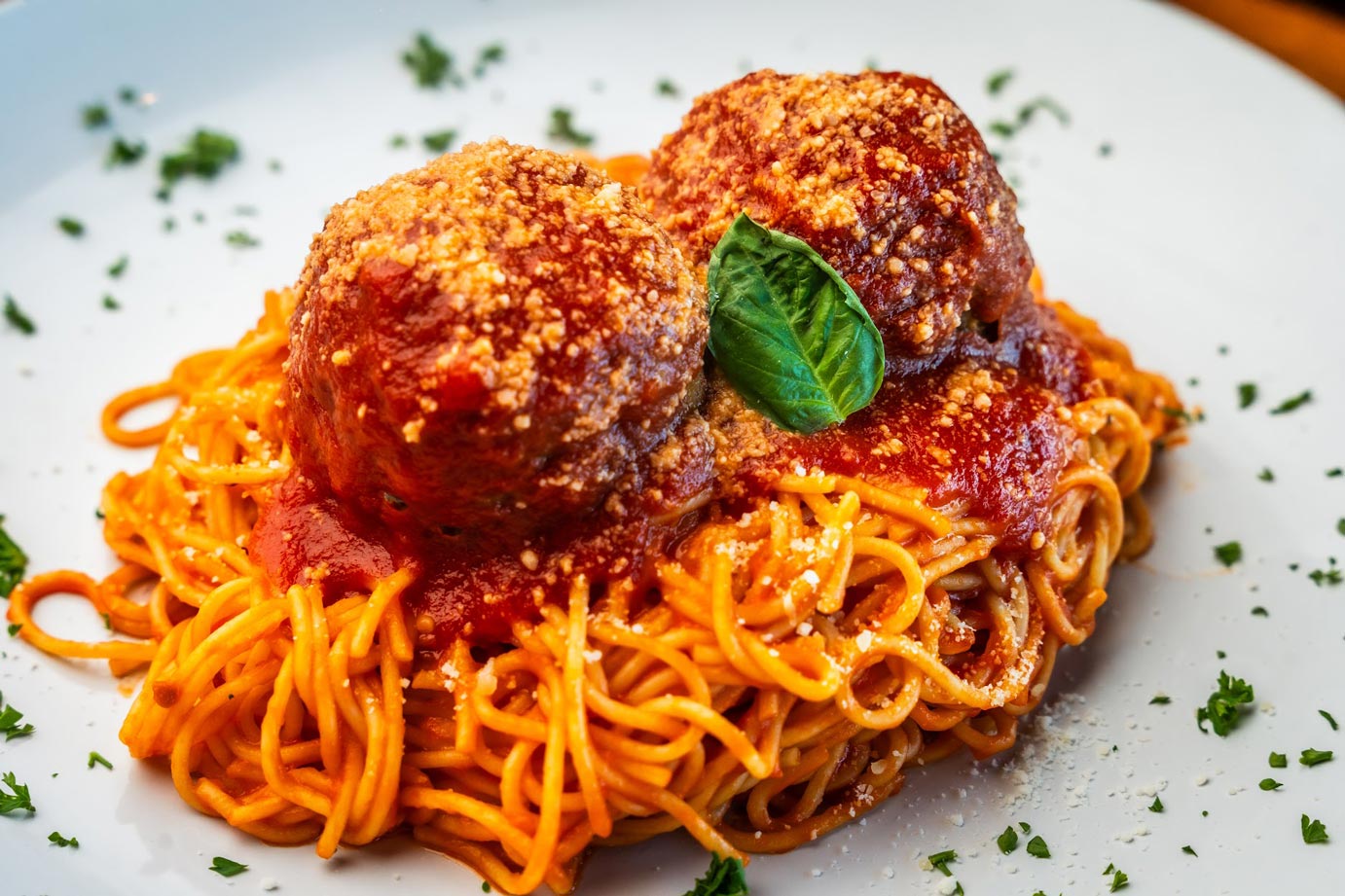 Caffe Vesuvio - Spaghetti Meatballs