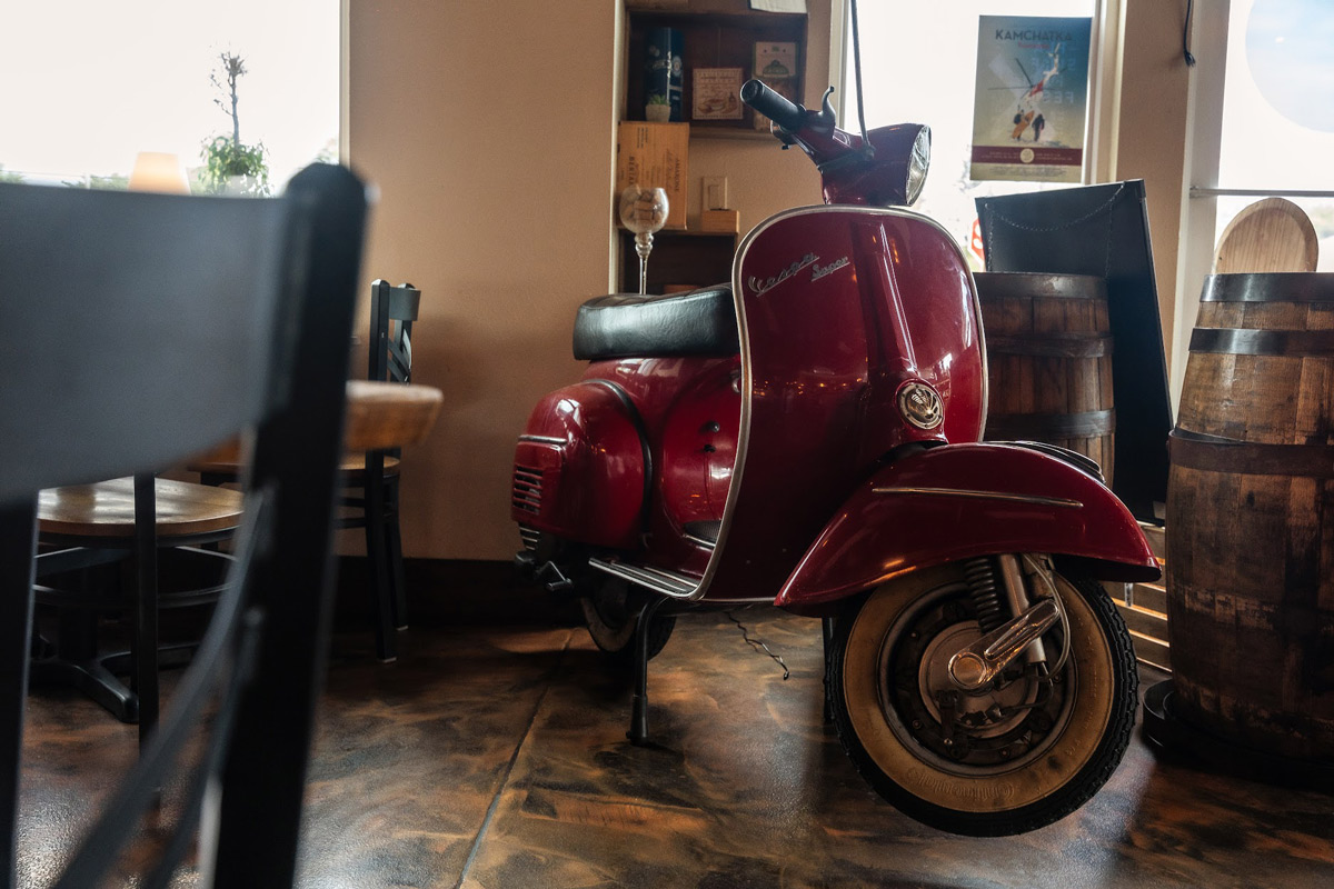 Vespa part of interior