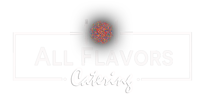 All Flavors Catering logo scroll