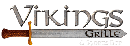 Vikings Grille logo scroll