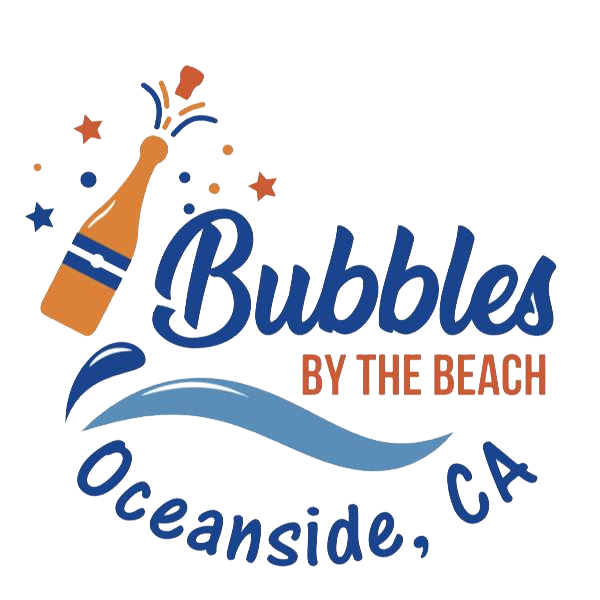 Bubbles by the Beach logo top