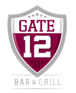Gate 12 Bar and Grill logo top - Homepage