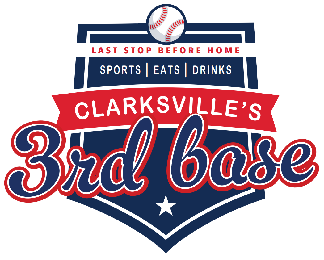 Clarksville's 3rd Base logo top