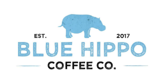 Blue Hippo Coffee logo top - Homepage