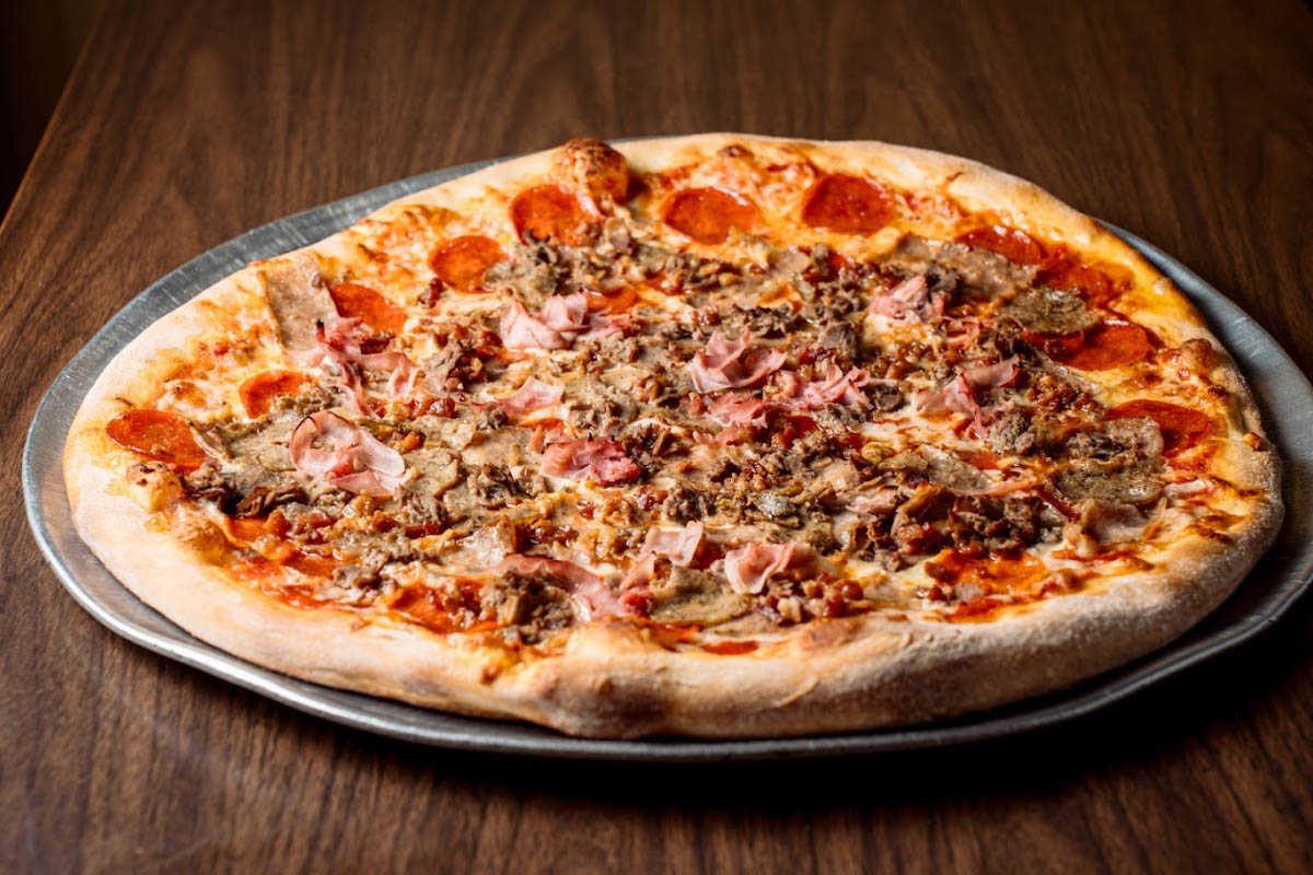 large meat lovers pizza