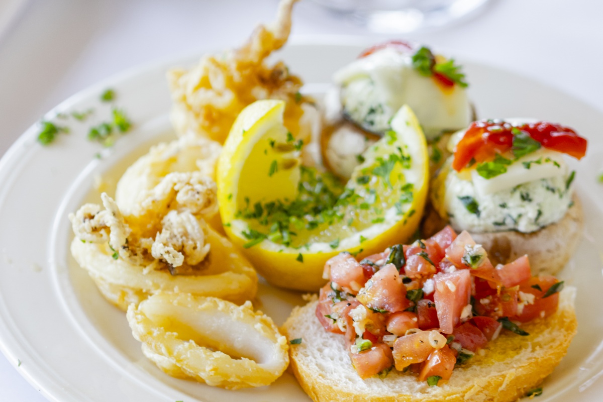 stuffedmushrooms calamari bruschetta