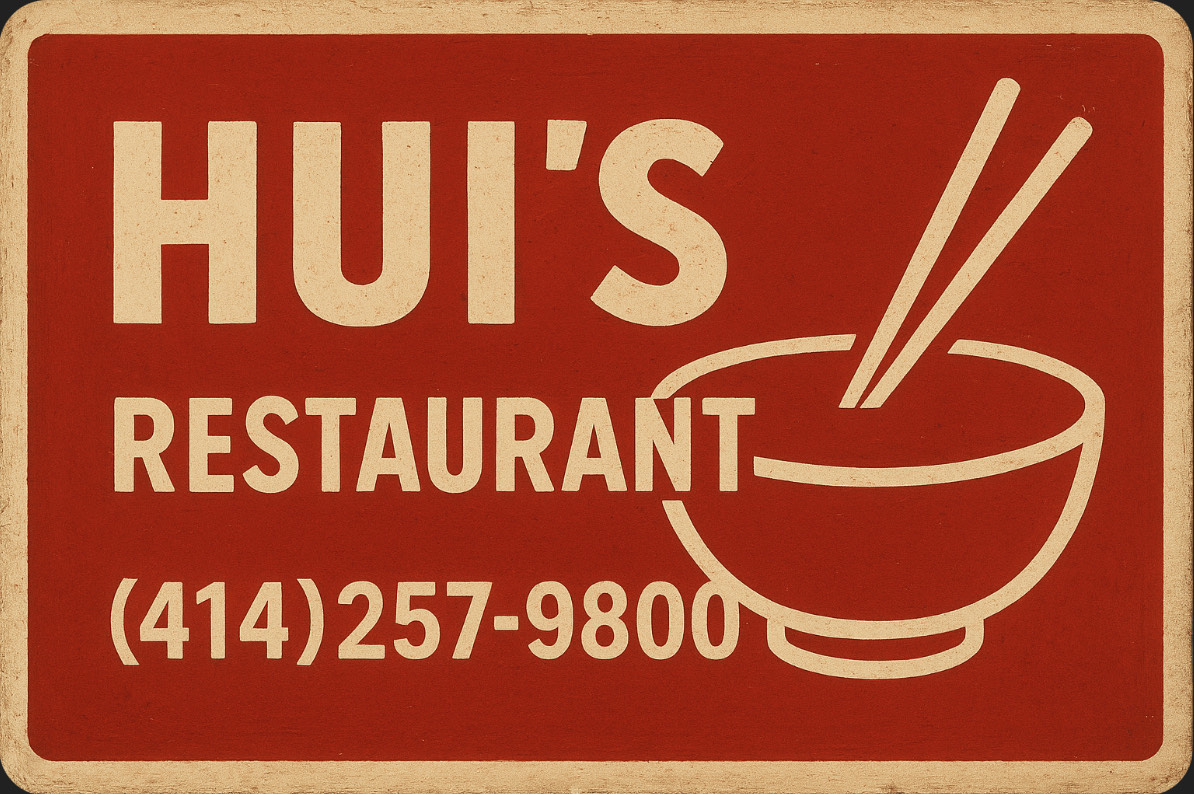 Hui's Restaurant logo top - Homepage